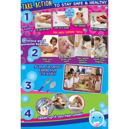 [ASH91098] BASIC HYGIENE SMART POLY CHART BASIC HYGIENE (13''x19'')(33cmx48.2cm)
