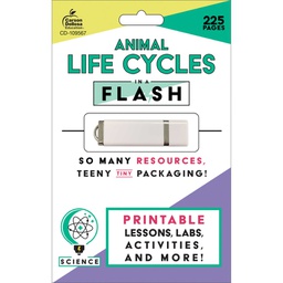 [CD109567] IN A FLASH ANIMAL LIFE CYCLES (Gr:k-2)(5-8yrs)