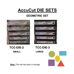 [TCC-DIE-SET23] ACCUCUT  DIE SETS (2&amp;3) GEOMETRIC SET (10 DIES)