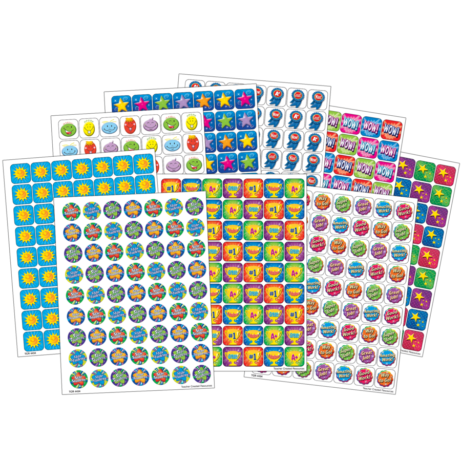 Positive Power Sticker Book (714 Stickers) (1&quot;= 2.6cm &amp; mini)