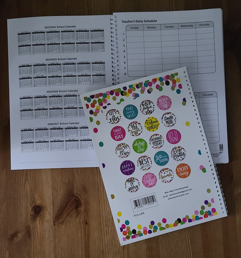 TEACHER'S CELLAR LESSON PLANNER V5