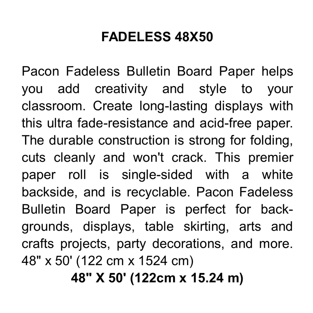 FADELESS 48''X50' FLAGSTONE (121.9cmx 15.2cm)