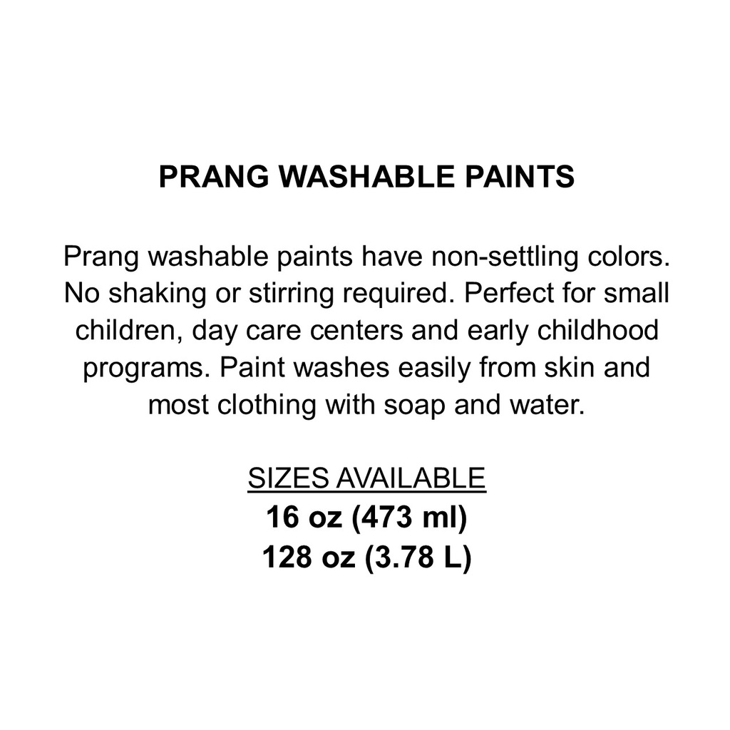 PRANG WASHABLE PAINT 16oz(473.17ml) BLACK