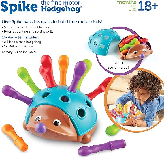 Spike the Fine Motor Hedgehog(14pcs)