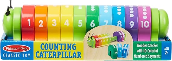 Counting Caterpillar Wooden Toys (2-6yrs)