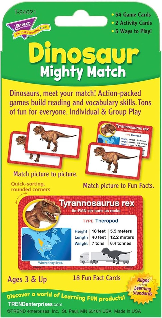 Dinosaur Mighty Match (54cards)