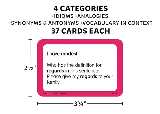 I Have... Who Has...? Language Arts Game (Gr. 5–6) (37cards)