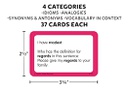 I Have... Who Has...? Language Arts Game (Gr. 5–6) (37cards)