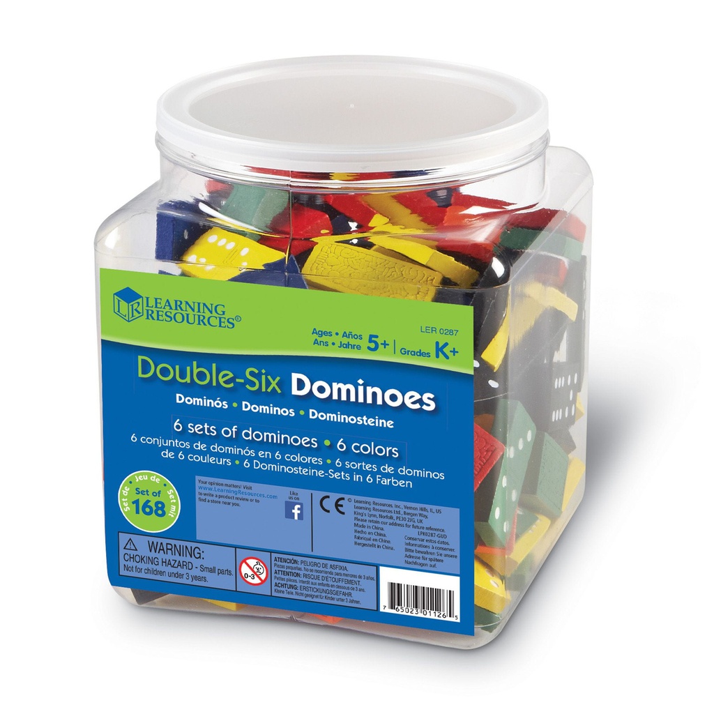 Double-Six Dominoes, Set of 168