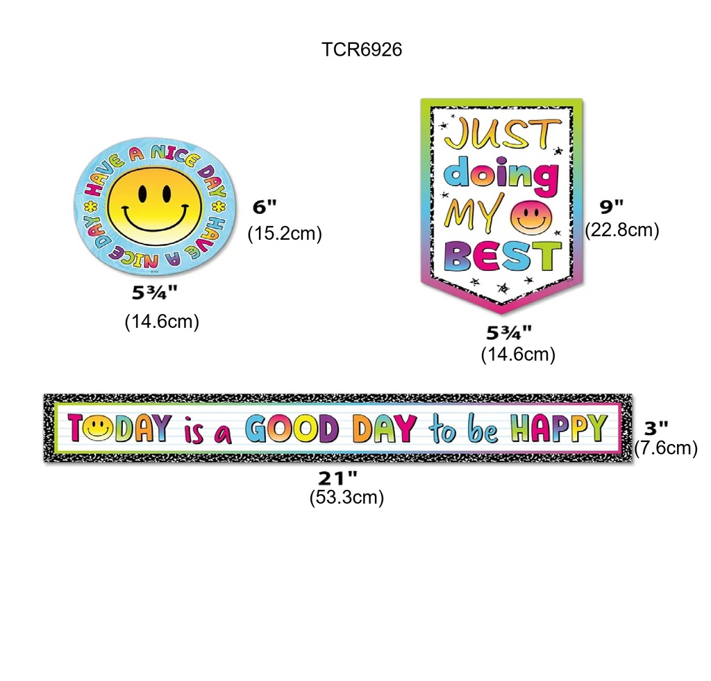 Brights 4Ever Inspirational Mini BB Set 21&quot;x3&quot;(53.3cmx7.6cm) (19pcs)