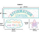 Pastel Pop Positive Affirmations Mini BB Set 21&quot; x 6&quot;(53.3cmx15.3cm) (25pcs)