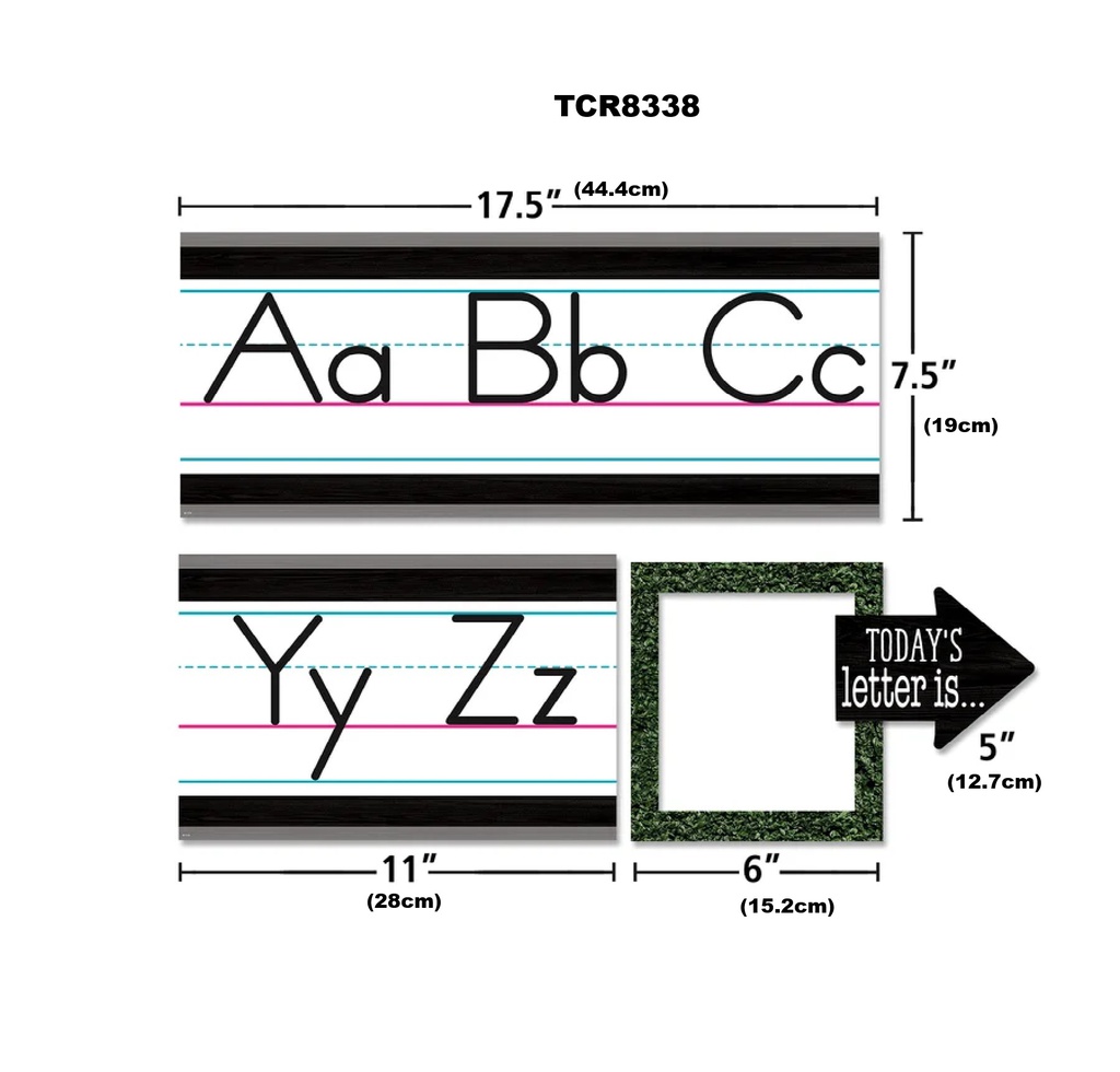 Modern Farmhouse Alphabet Line BB Set(14pcs)