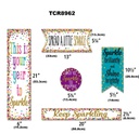 Confetti Sparkle and Shine Mini Bulletin Board 21&quot; x 6&quot;(53.3cmx15.2cm) (24pcs)
