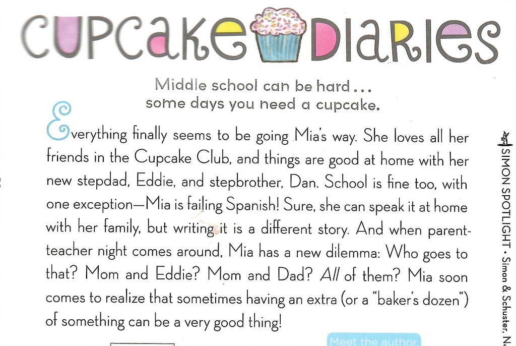 MIA'S BAKER'S DOZEN (Cupcake Diaries #06) (8-12yrs)