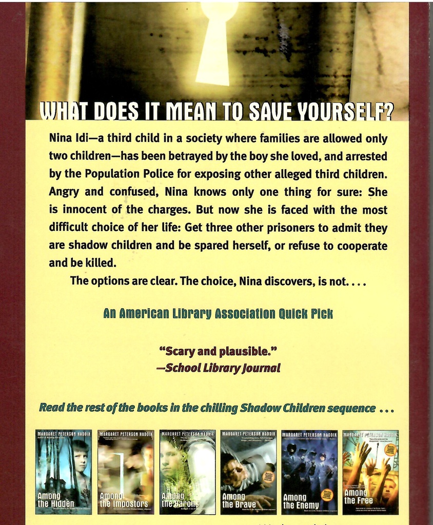 Among the Betrayed (SHADOW CHILDREN 3) (8-12yrs)