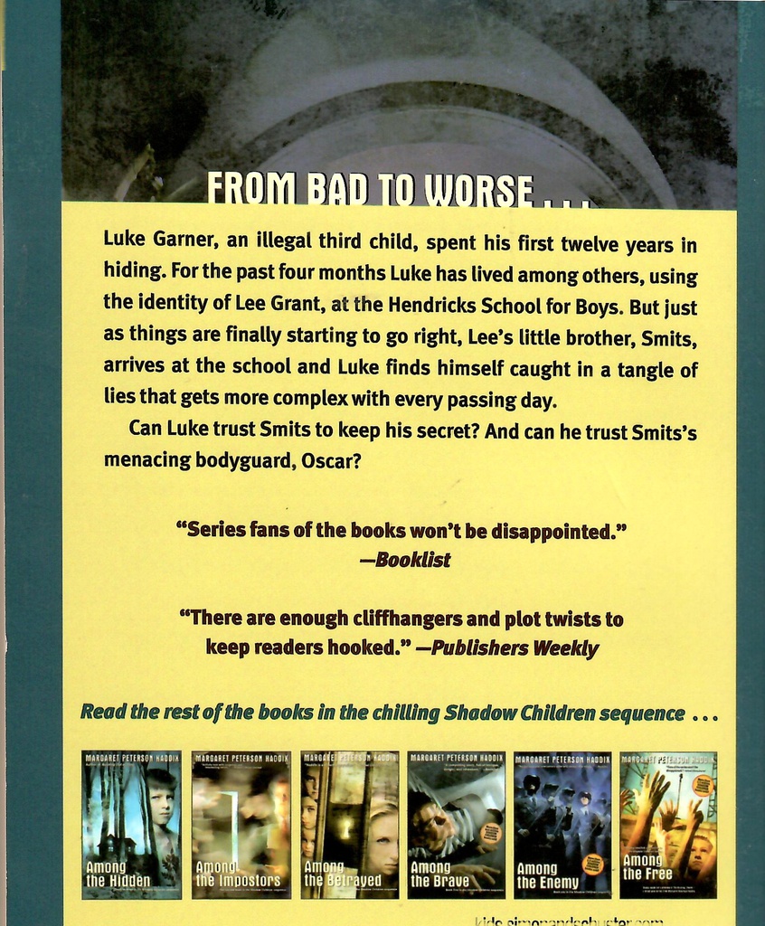 Among the Barons (Shadow Children 4) (8-12yrs)