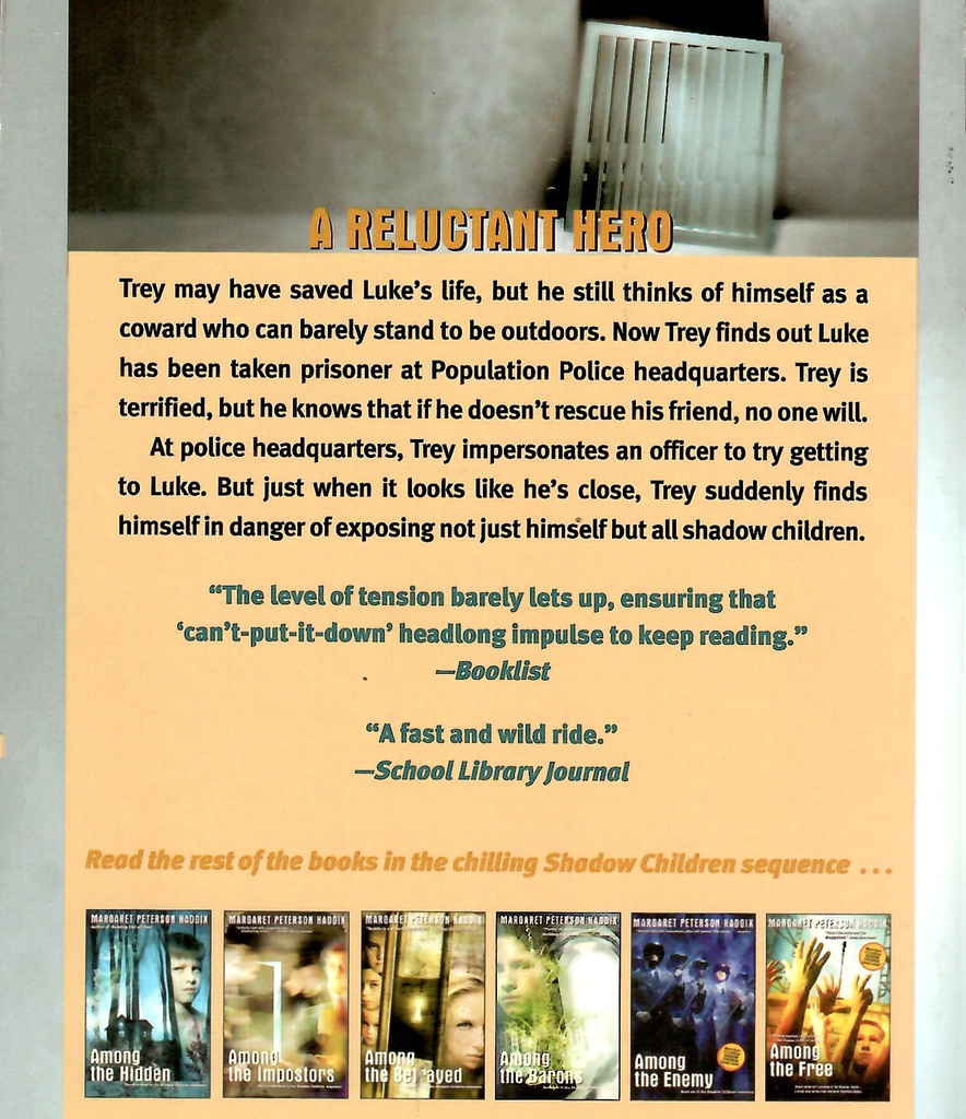 Among The Brave (SHADOW CHILDREN 5) (8-12yrs)