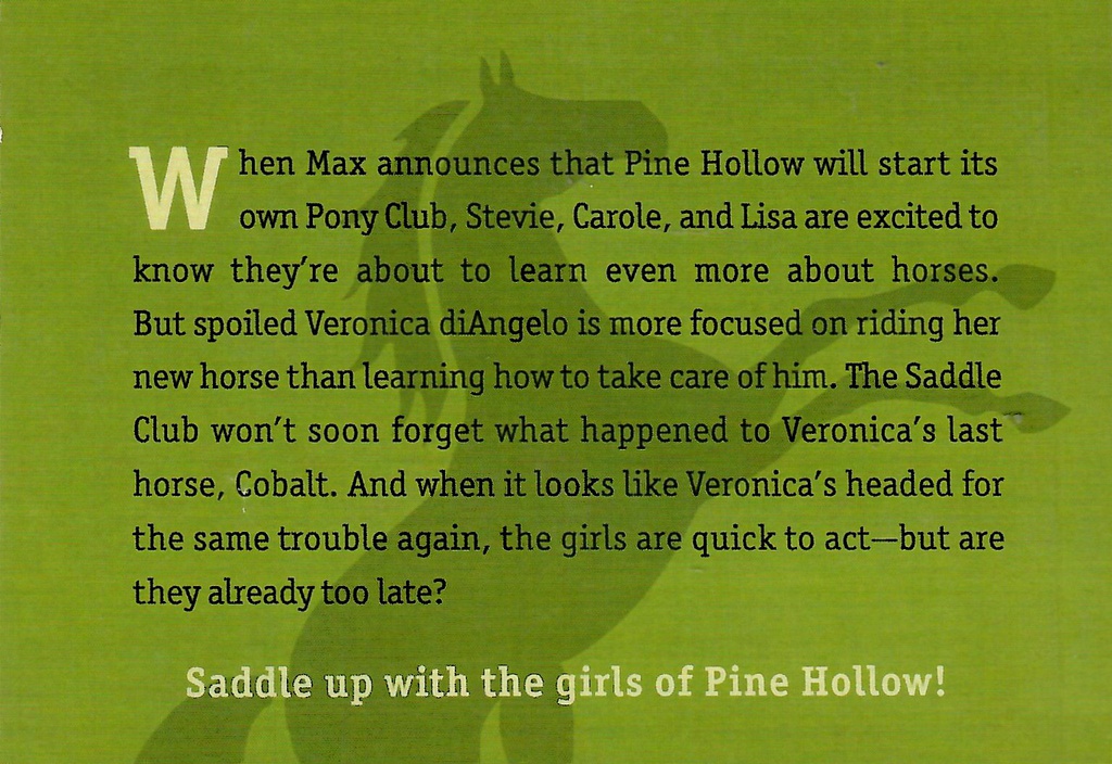 Horse Wise (Saddle Club #11) (8-12yrs)