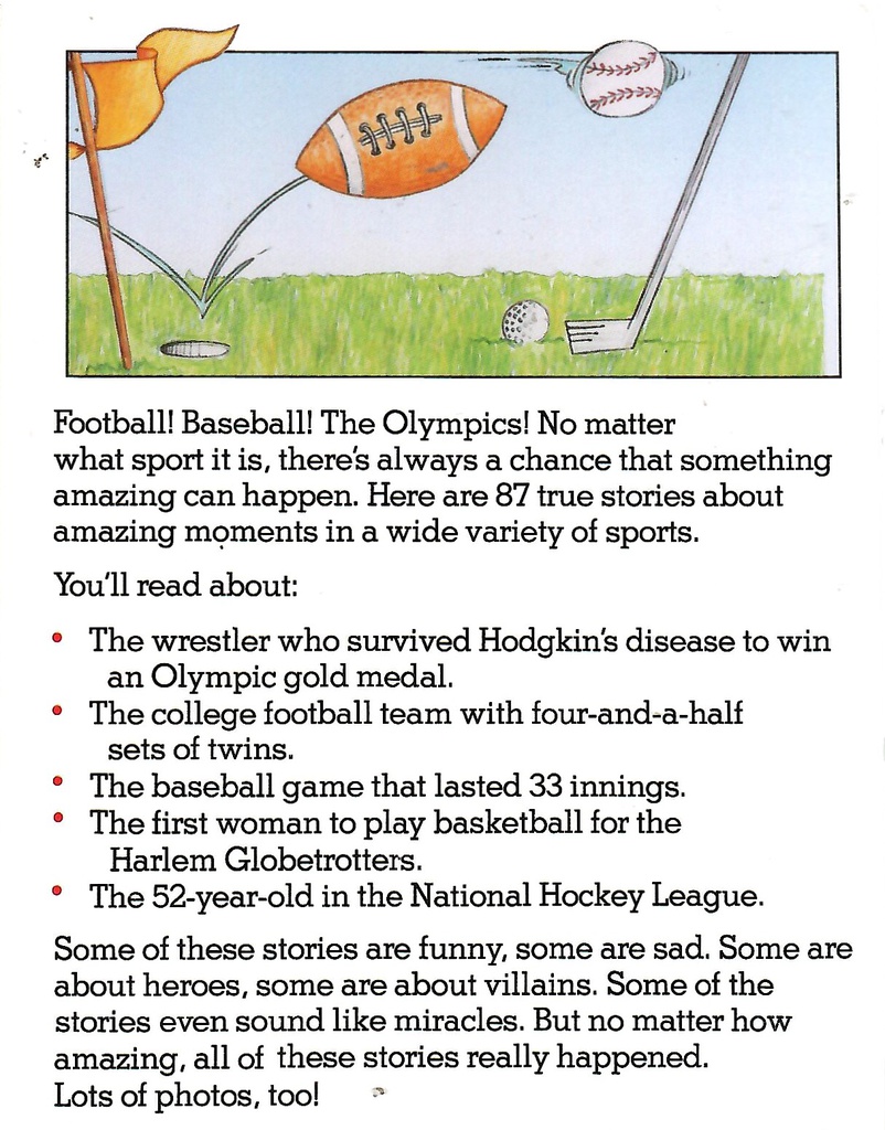 AMAZING BUT TRUE SPORT STORIES (9-12yrs)