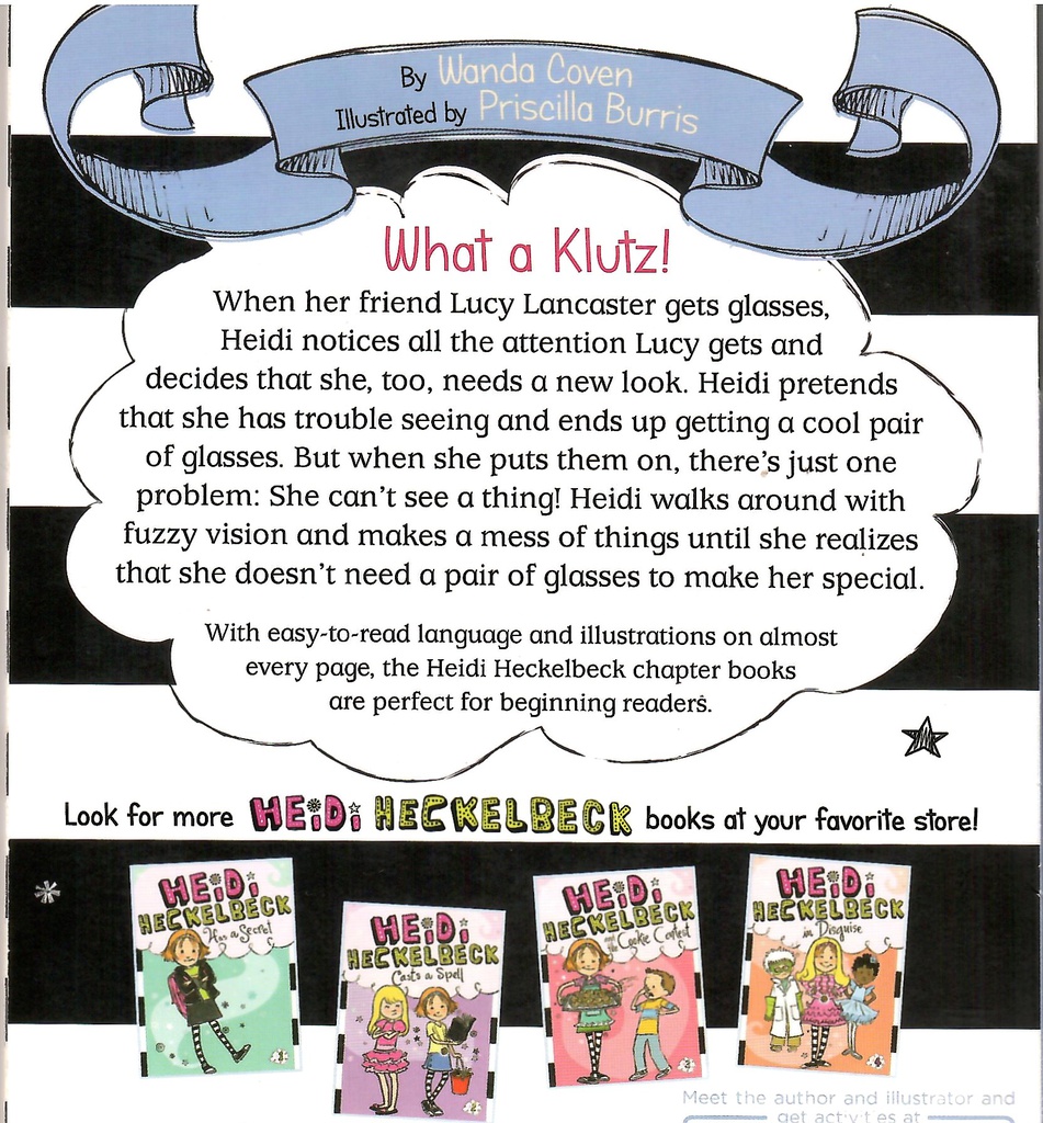 HEIDI HECKELBECK #05: GETS GLASSES (6-9yrs)