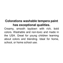 SIMPLY WASHABLE TEMPERA 200 ml BLACK