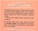 A Matter-of-Fact Magic Book: The Witch at the Window (7-10yrs)