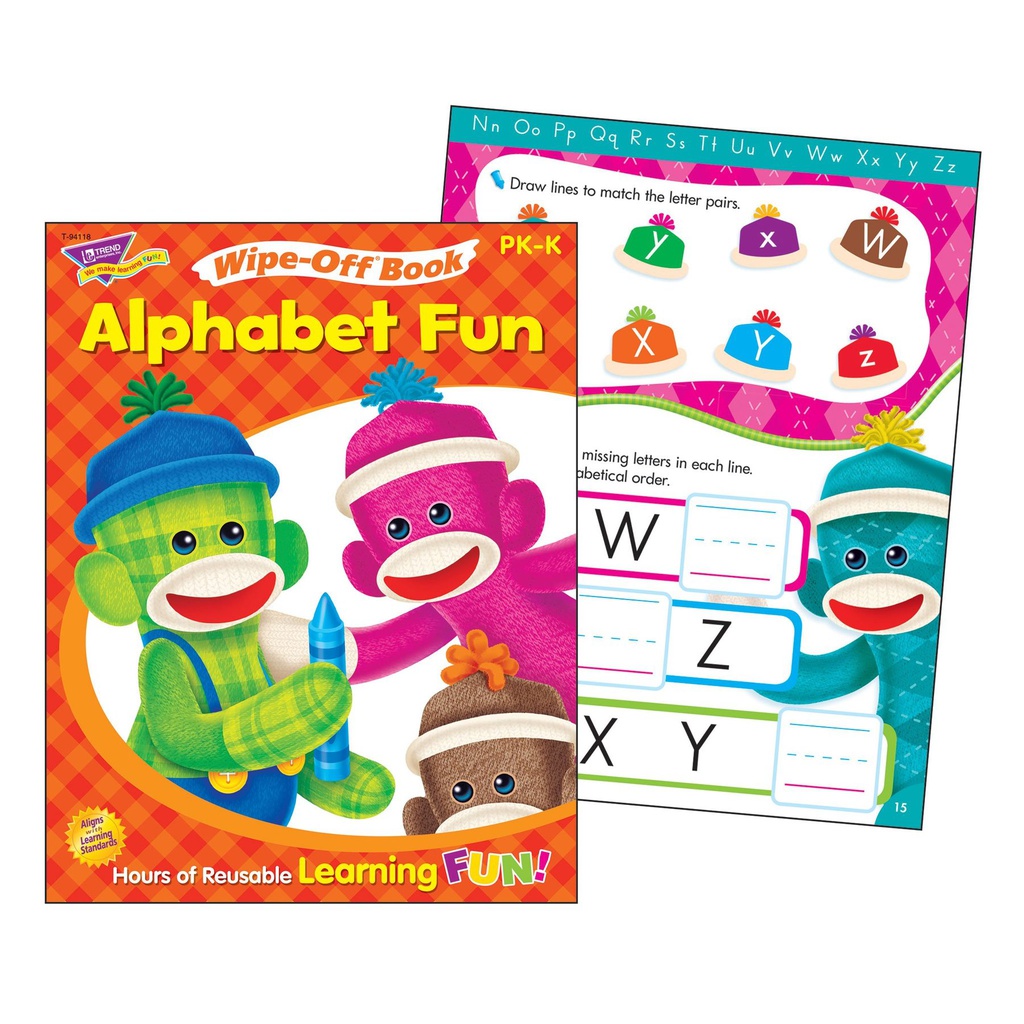 Alphabet Fun Sock Monkeys