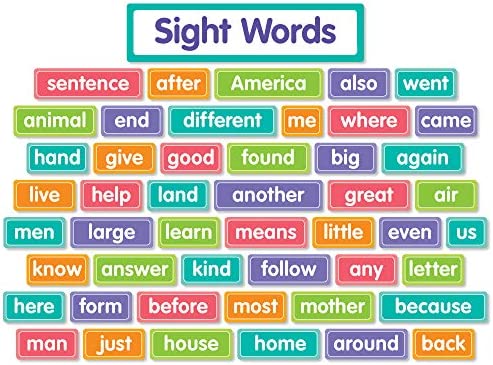 MORE SIGHT WORDS BULLETIN BOARD SET