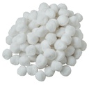 CREATIVITY STREET POM PONS 1&quot; (2.54cm) WHITE 100 pcs