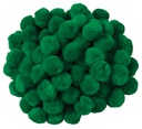 CREATIVITY STREET POM PONS 1&quot; (2.54cm) KELLY GREEN 100 pcs