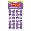 Purple Smiles, Grape scent Scratch 'n Sniff Stinky Stickers (96 Stickers)