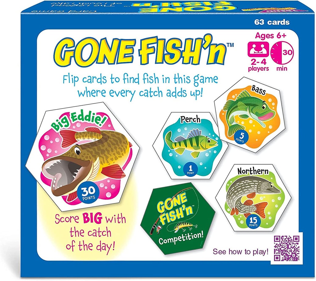 GONE FISH'N CARD GAME (63 cards) AGE 6+