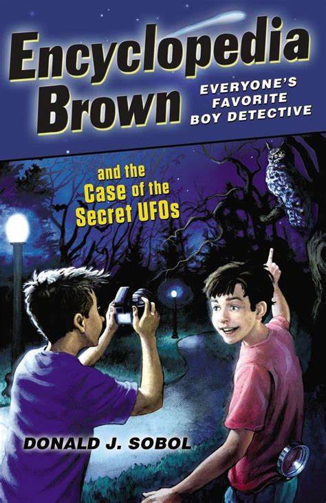 Encyclopedia Brown and the Case of the Secret UFOs #27 (8-12yrs)