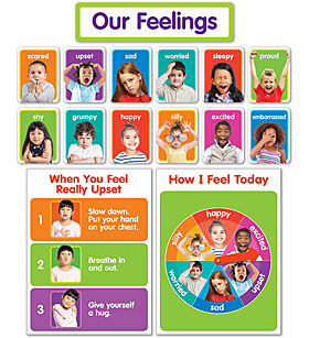 Our Feeling Bulletin Board Set(15pcs)