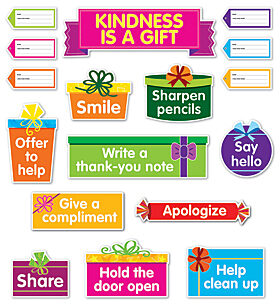 Kindness Is a Gift B.B Set  banner (41pcs) (8.5''x11'')(21.5cmx28cm)