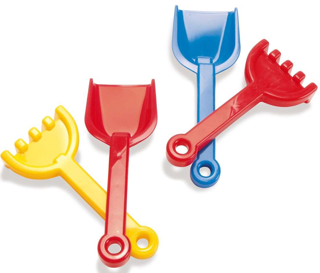 DANTOY SHOVEL &amp; RAKE SET(8.5''=21.5cm) (3+yrs)