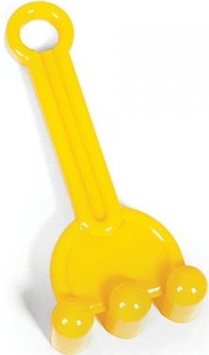 Mini Yellow Rake (18cmx7.5cm)(7''x3'')(3+yrs)