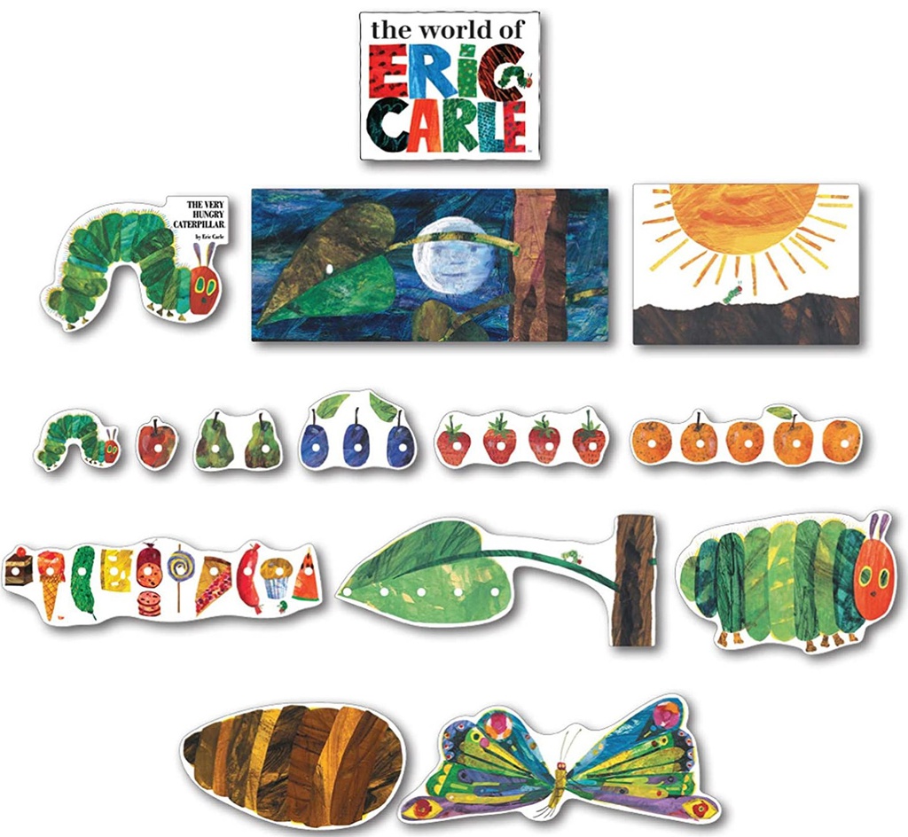 The Very Hungry Caterpillar BB Set Small caterpillar (5.5&quot;x4&quot;) &amp; Large14&quot;x 9.25 (14pcs)