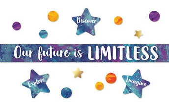 OUR FUTURE IS LIMITLESS Bulletin Board Set (28pcs)