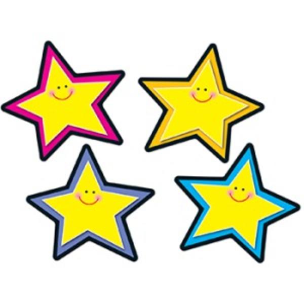 STARS ACCENTS 5.6''x 5.8''(14.2cm x14.7cm) (36 pcs)