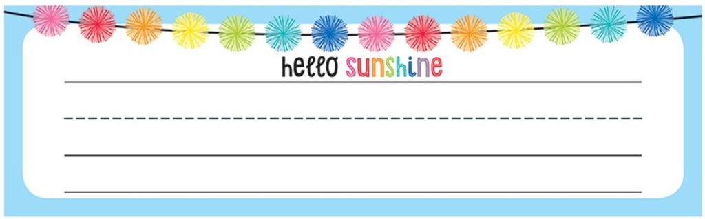 HELLO SUNSHINE NAMEPLATES(36pcs)