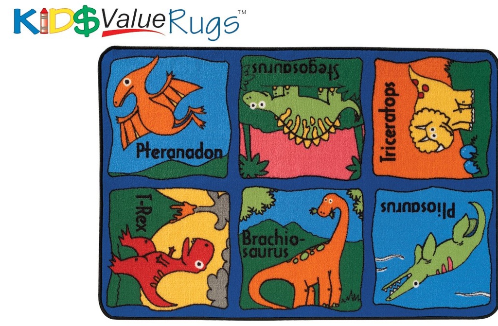 Dino-mite Rug 3'x4.5'  (.9m x 1.37m)