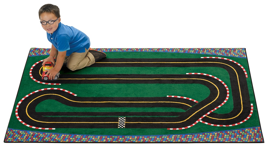 Super Speedway Racetrack Rug 4'x6' (1.2m X 1.83m)