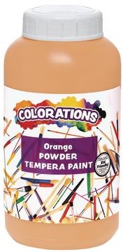 COLORATIONS POWDER TEMPERA 1LB(453.6g)-ORANGE