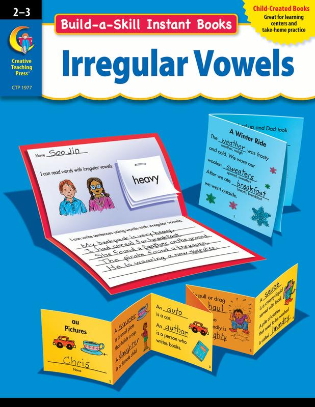 Build-a-Skill Instant Books: Irregular Vowels. (Gr. 2–3)