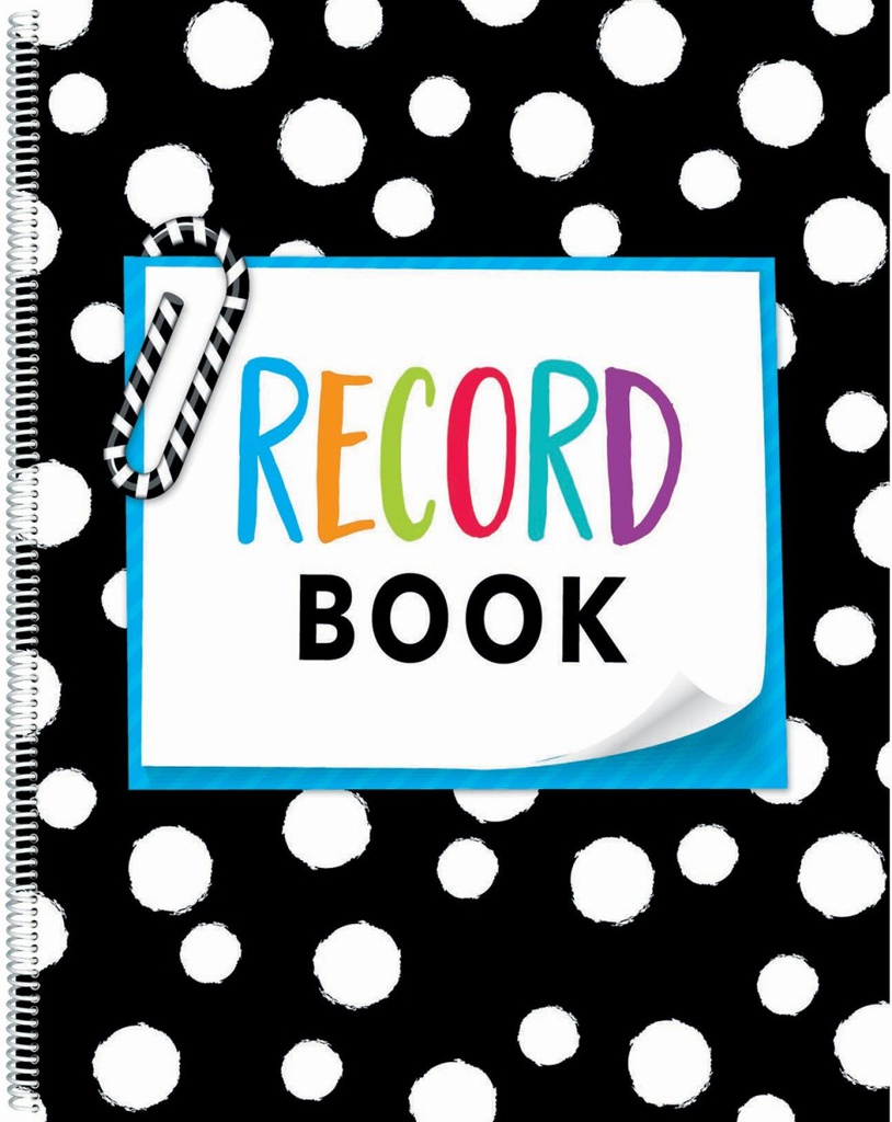 Bold &amp; Bright Record Book  (11''x8.5'')(27.9cmx21.5cm) (64 pages)