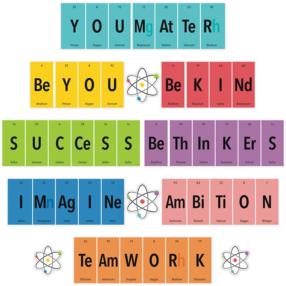 Periodic Motivational Phrases MINI BB SET (12pcs)