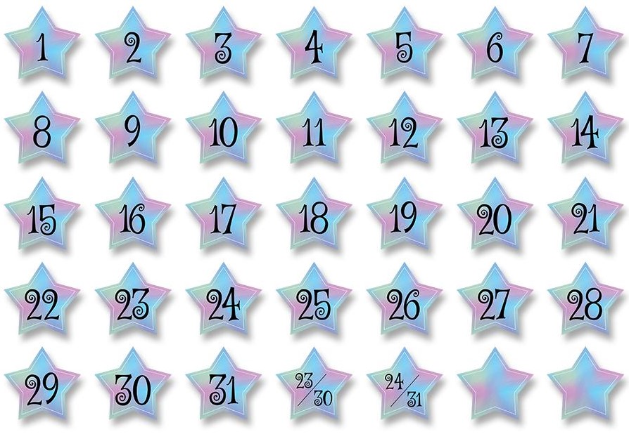 MYSTICAL MAGICAL CALENDAR DAYS (35pcs)