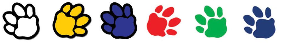 Paw Prints Stickers (120 Stickers)