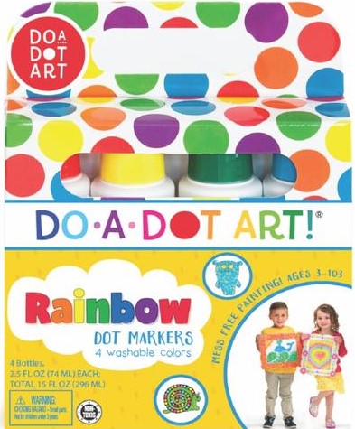 DO A DOT ART MARKERS 4 ASST( 2.5oz bottles)